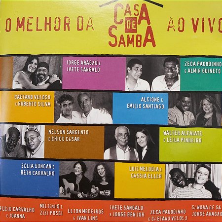 CD - O Melhor da Casa de Samba - Ao Vivo (Vários Artistas)