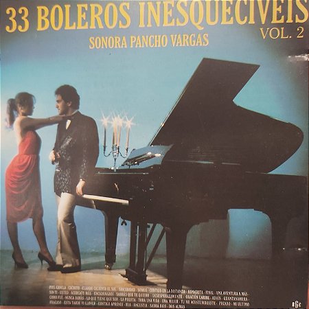 CD - Sonoro Pancho Vargas - 33 Boleros Inesquecíveis - Vol.2 (Vários Artistas)