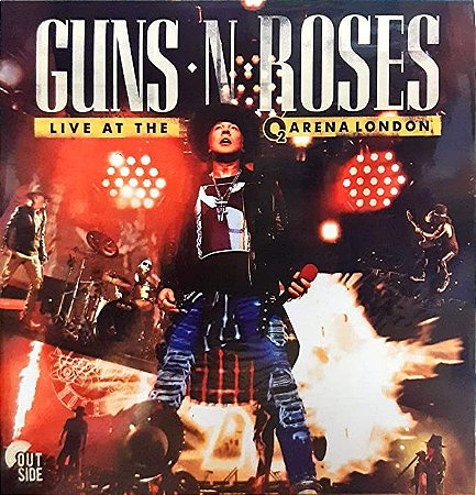 LP - Guns N' Roses – Live At The O2 Arena London (Importado) - Novo - (Lacrado) (Lacre adevsivo)