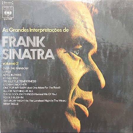 LP - Frank Sinatra – As Grandes Interpretações de Frank Sinatra - Vol.2