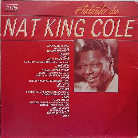 LP - Nat King Cole (Coleção O Talento De) DUPLO