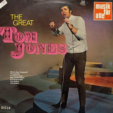 LP - Tom Jones – The Great Tom Jones (Importado Alemanha)