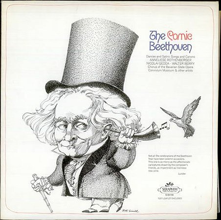 LP - The Comic Beethoven: Dances and Satiric Songs and Canons (Brilhantíssimo Vol. 20)