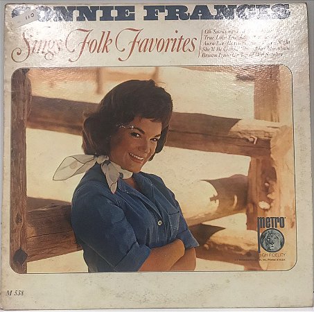 LP - Connie Francis – Sings Folk Favorites - (Importado US)