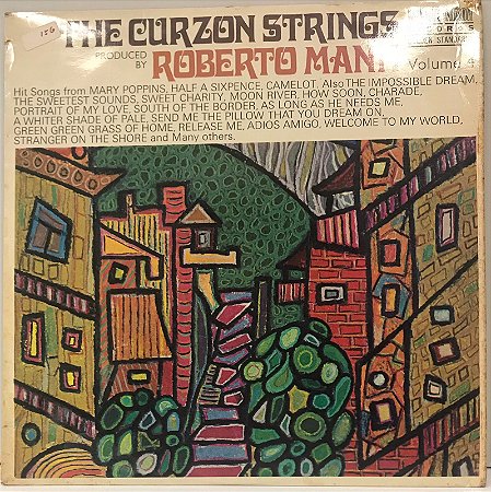 LP - The Curzon Strings, Roberto Mann – Curzon Strings Volume 4 - Importado (US)