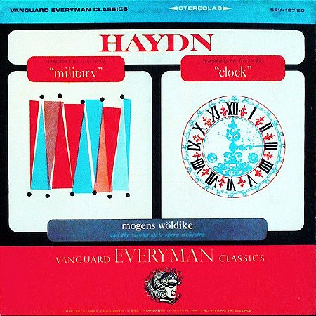 LP - Haydn / Mogens Wöldike, The Vienna State Opera Orchestra ‎– Symphony No. 100 "Military" / Symphony No. 101 "Clock" /( IMP - USA)