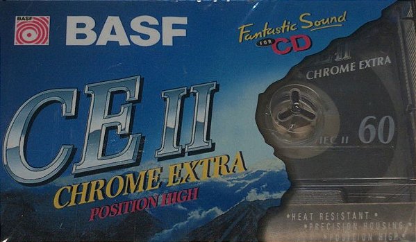 Fita K7 Basf Chrome Extra  60 min (NOVO LACRADO)