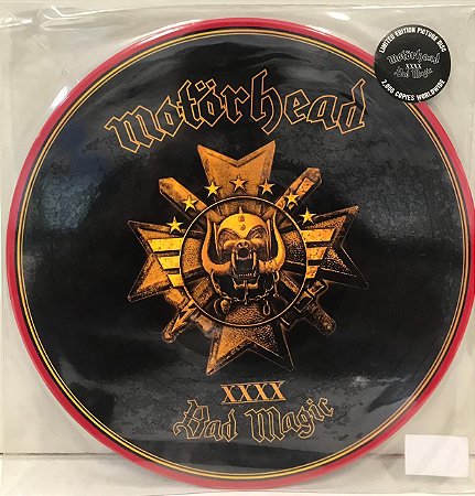 LP - Motorhead – Bad Magic (Red) - Importado (Alemanha) - (Novo Lacrado) Picture disc