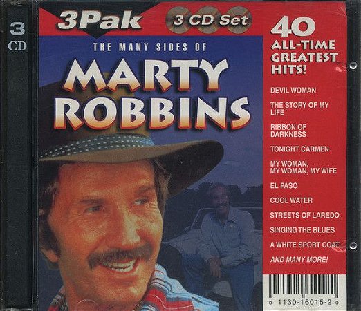 CD - Marty Robbins – The Many Sides Of Marty Robbins 40 All-Time Greatest Hits! - IMP (US)