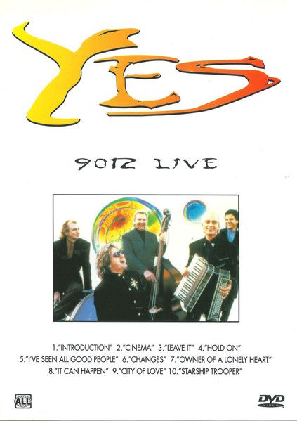 DVD - Yes – 9012 Live ( Novo Lacrado )