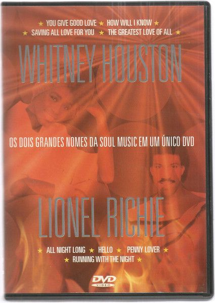 DVD - Whitney Houston & Lionel Richie – Os Dois Grandes Nomes Da Soul Music Em Um Único DVD