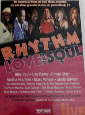 DVD - RHYTHM, LOVE AND SOUL (Vários Artistas)