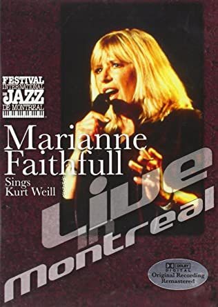 DVD - Marianne Faithfull - Sings Kurt Weill - Live In Montreal (Lacrado)
