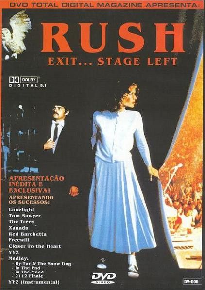 DVD - Rush – Exit...Stage Left ( Lacrado)