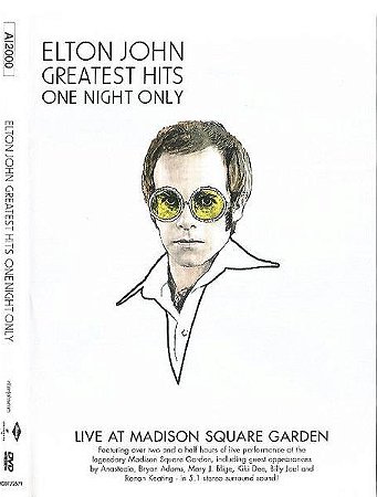 DVD - Elton John – Greatest Hits - One Night Only - Novo (Lacrado)