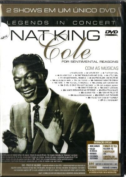 DVD - Nat King Cole - For Sentimental Reasons / Al Martino - Al Martino ( Lacrado )