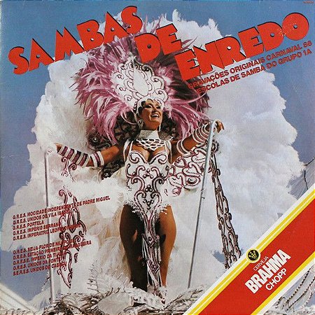 LP - Sambas De Enredo - Gravações Originais Carnaval 86 Escolas De Samba Do Grupo 1A - C/Encarte