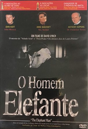 DVD - O HOMEM ELEFANTE (LACRADO) - 1980