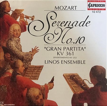 CD - Wolfgang Amadeus Mozart - Seredade No. 10 (IMP - GERMANY)