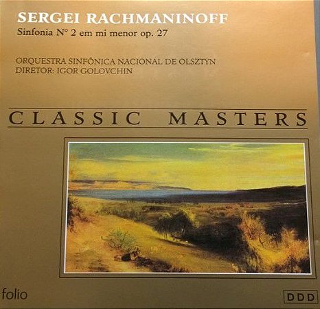 CD - Sergei Vasilyevich Rachmaninoff – Sinfonía Nº2 En Mi Menor Opus 27