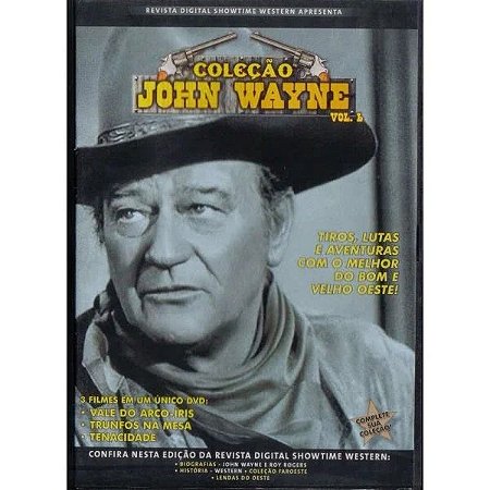 DVD - Coleção John Wayne - Vol. 6 - Vale do Arco - íris/ Trunfos na Mesa / Tenacide
