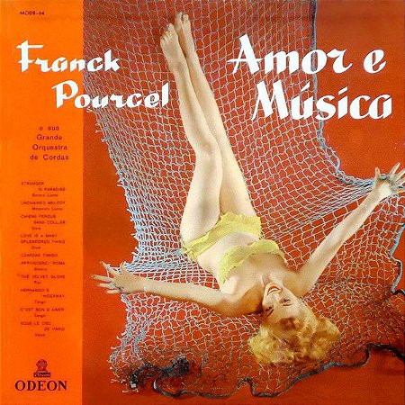 LP - Franck Pourcel e sua Grande Orquestra de Cordas – Amor E Música: Amour, Danse Et Violons N.°6 - ( 33 1/3 ) ( 10')