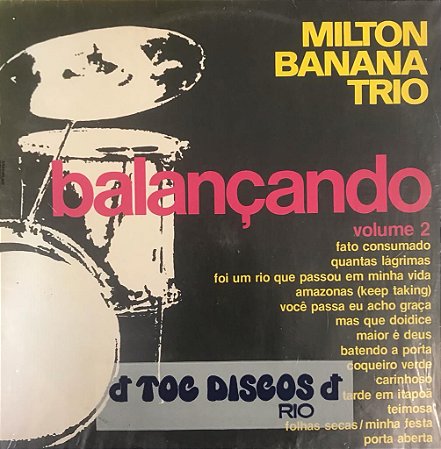 LP - Milton Banana Trio – Balançando Vol. II