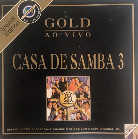 CD - Casa de Samba 3 - Gold Ao Vivo ( Vários Artistas )