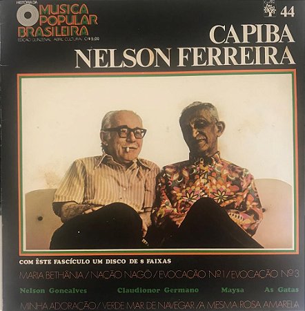 LP - Nova História Da Música Popular Brasileira - Capiba, Nelson Ferreira ( Vários Artistas )  10"