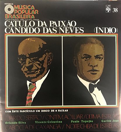LP - História Da Música Popular Brasileira - Catulo Da Paixão, Cândido Das Neves (Índio) - ( Vários Artistas ) 10"