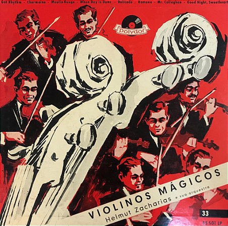 LP - Helmut Zacharias e Sua Orquestra - Violinos Mágicos (10") - 33