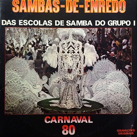 LP - Sambas-De-Enredo Das Escolas De Samba Do Grupo I - Carnaval 80 (Vários Artistas)