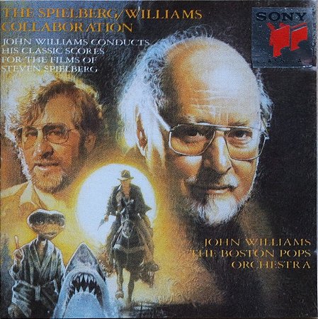 CD - JOHN WILLIAMS - THE BOSTON POPS ORCHESTRA ‎– THE SPIELBERG / WILLIAMS COLLABORATION - JOHN WILLIAMS CONDUCTS HIS CLASSIC SCORES FOR THE FILMS OF STEVEN SPIELBERG ( CAPA LATERAL IMPRESSA COLORIDA )