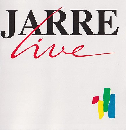 CD - Jarre  – Jarre Live    ( parte lateral impressa colorida )