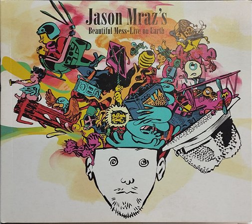 CD - Jason Mraz – Jason Mraz's Beautiful Mess - Live On Earth (CD + DVD) (Digipack) (Duplo)