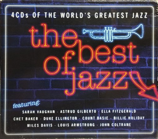 CD - The Best Of Jazz (Vários Artistas) (BOX) (4 CDs) - Importado (Europa)