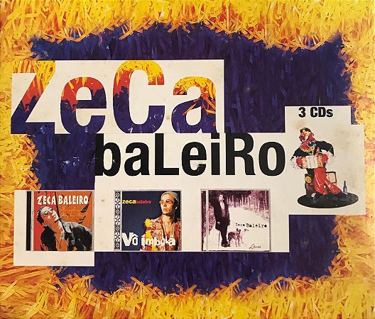 CD Box - Zeca Baleiro - Vô Imbola/ liricas/ por Onde Andara- (3cds)