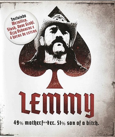 Blu-Ray: Lemmy – Lemmy: 49% Mother F**ker. 51% Son Of A Bitch.