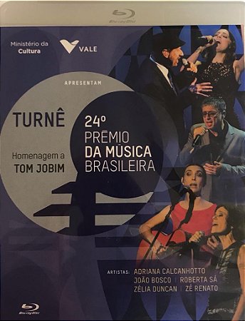 Blu - ray: 24º PRÊMIO DA MÚSICA BRASILEIRA - HOMENAGEM A TOM JOBIM ( Vários Artistas )