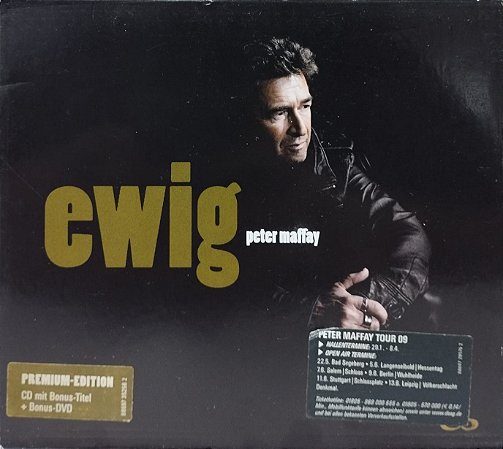 CD - Peter Maffay – Ewig (Premium Edition) (Case) (Digipack) (CD + DVD) - Importado (Europa)