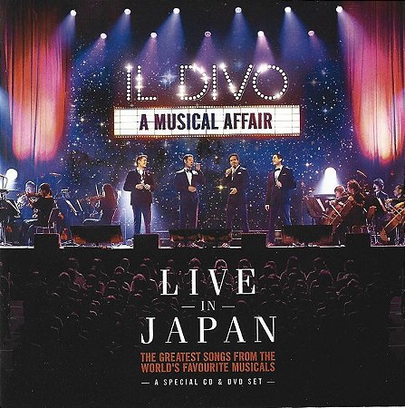 CD + DVD - Il Divo – A Musical Affair - Live In Japan ( Lacrado )