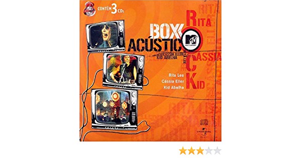 CD - Box Acústico MTV: Rita Lee / Cássia Eller / Kid Abelha