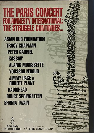 DVD - The Paris Concert For Amnesty International The Struggle Continues… (Snapcase) (Vários Artistas) - Importado (US)