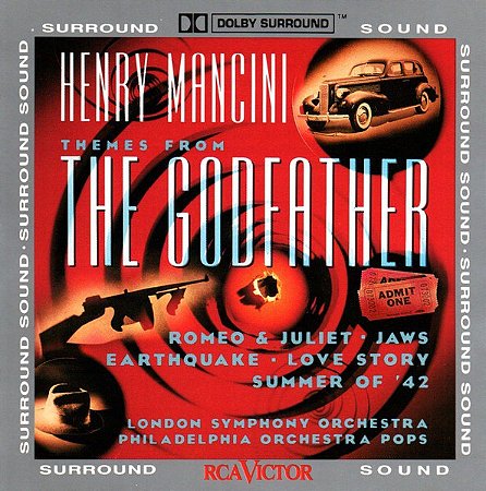 CD - Henry Mancini Conducts London Symphony Orchestra & Philadelphia Orchestra Pops – The Godfather & Other Movie Themes - Importado (US)