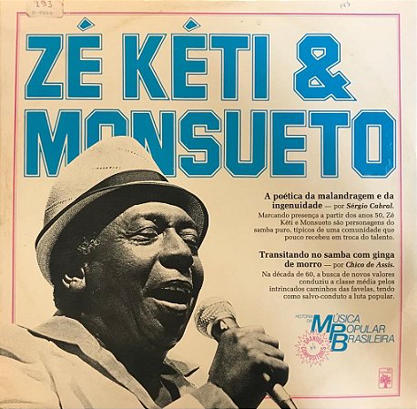 LP – História Da Música Popular Brasileira - Zé Kéti & Monsueto ( Vários Artistas )