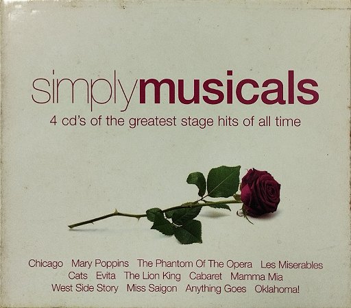CD - Simply Musicals (Vários Artistas) (Box) (4 CDs) - Importado (Reino Unido)