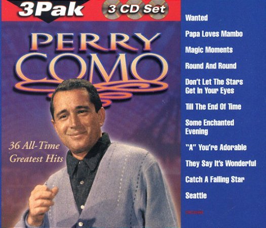 CD - Perry Como – 36 All-Time Greatest Hits (Caixa Dupla) (3CDs) - Importado (US)