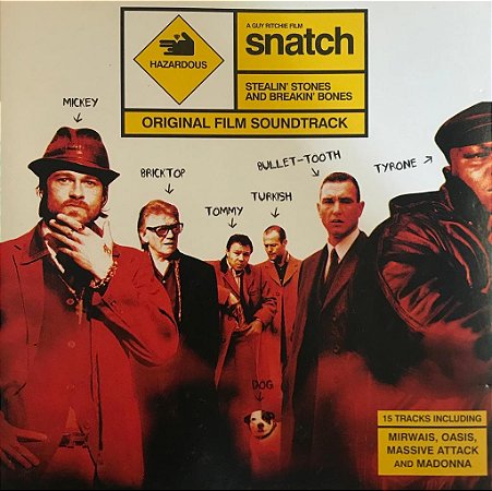 CD Snatch - Stealin' Stones And Breakin' Bones (Original Film Soundtrack) ( Vários Artistas )