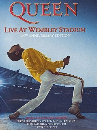 DVD DUPLO Queen – Live At Wembley Stadium (25th Anniversary Edition) ( Com encarte )