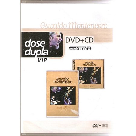 DVD + CD  Oswaldo Montenegro - Ao Vivo 25 Anos